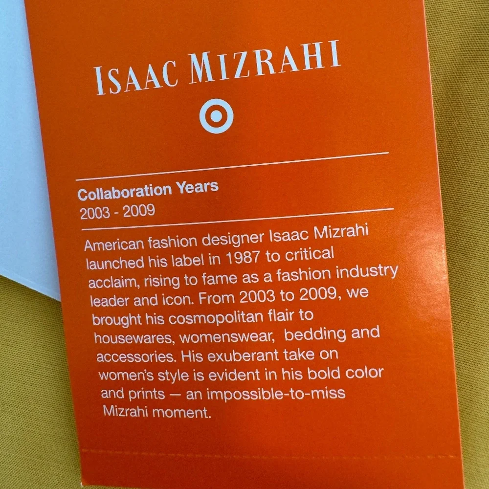 Isaac Mizrahi for Target 20 Years of Design for All, yellow coat, size s… - Picture 9 of 12